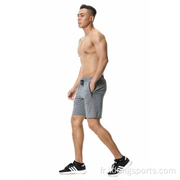 Shorts pour hommes Shorts pour hommes de gymnase actif gris